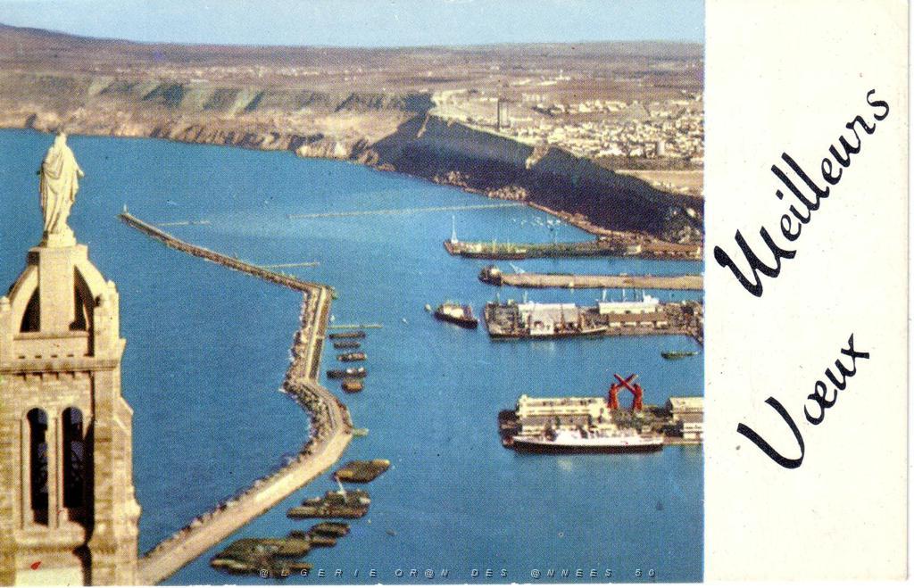 ORAN LE PORT DEPUIS LA BASILIQUE DE SANTA CRUZ.JPG